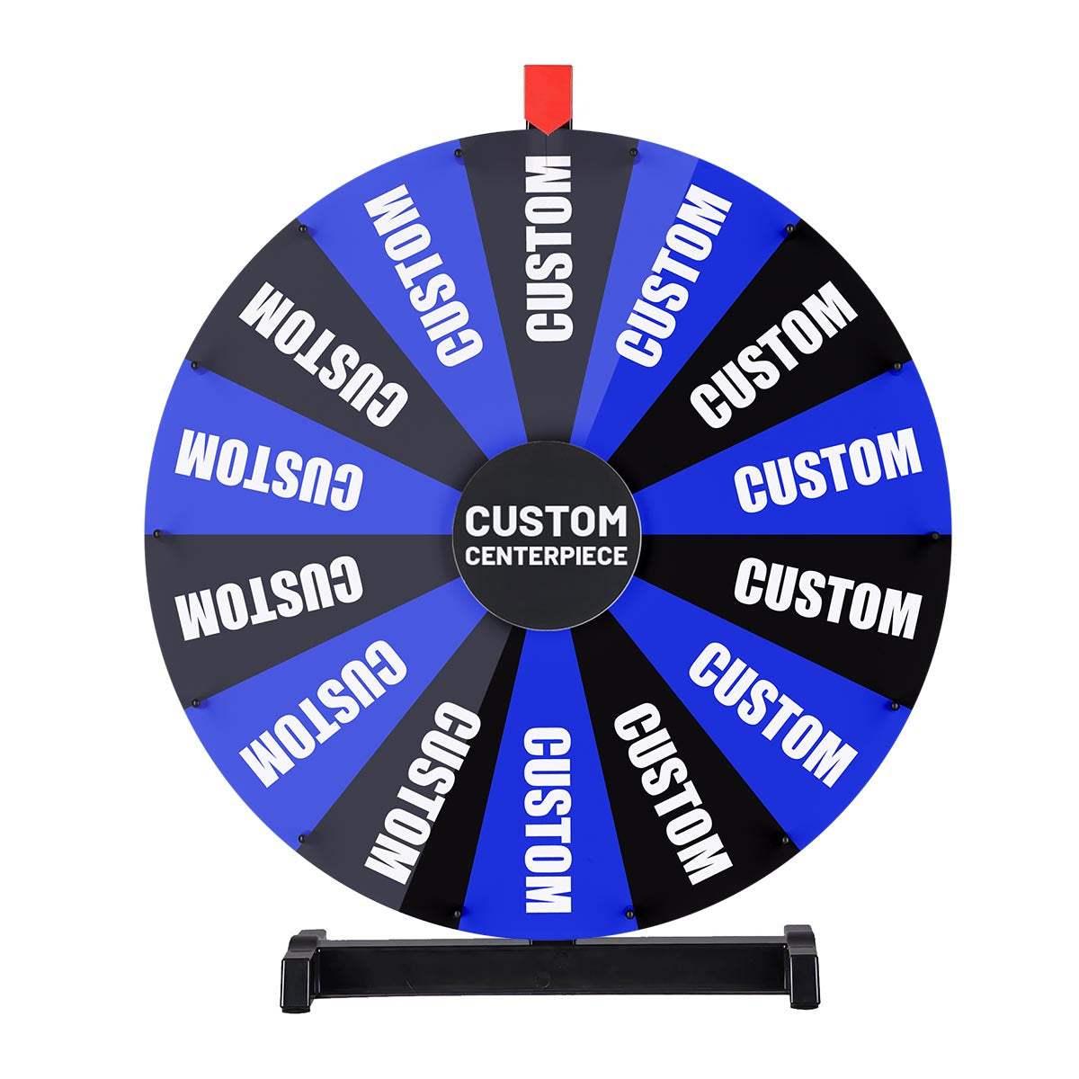 Spin Wheel Tabletop 24in. 14-Slot Tabletop, Custom-printed