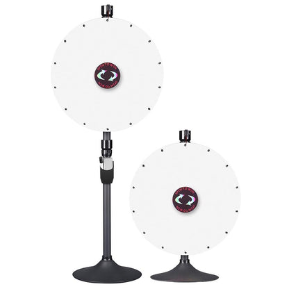 Custom Spin Wheel Tabletop & Floor Stand 24in. 1ct/pk White