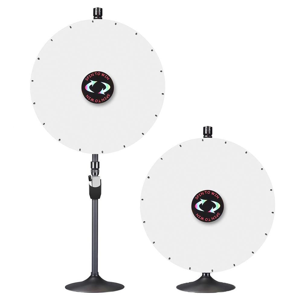 Custom Spin Wheel Tabletop & Floor Stand 36in. 30ct/pk White