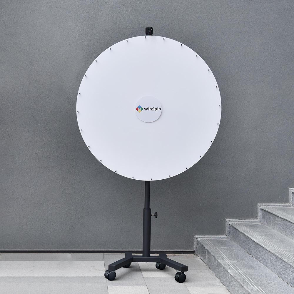 Custom Spin Wheel Rolling Stand 48in. 18-Slot 1ct/pk Custom-printed
