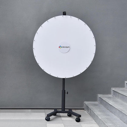 Custom Spin Wheel Rolling Stand 48in. 18-Slot 1ct/pk Custom-printed