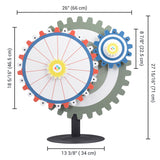 Gears Set Spin Wheel Tabletop