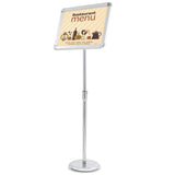 Poster Stand Snap Frame Holds 11"x17" Posters Steel