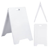 Sandwich Board A-Frame Sign Board with Handle PVC