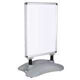 Outdoor Sign Board Wheeled Base with Handle Snap Open